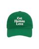 HUMAN N CAT Cat Human Love Cotton Ball Cap [Green]