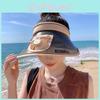 Summer Sun Protection Hat With Large Brim And Fan For Outdoor Activities