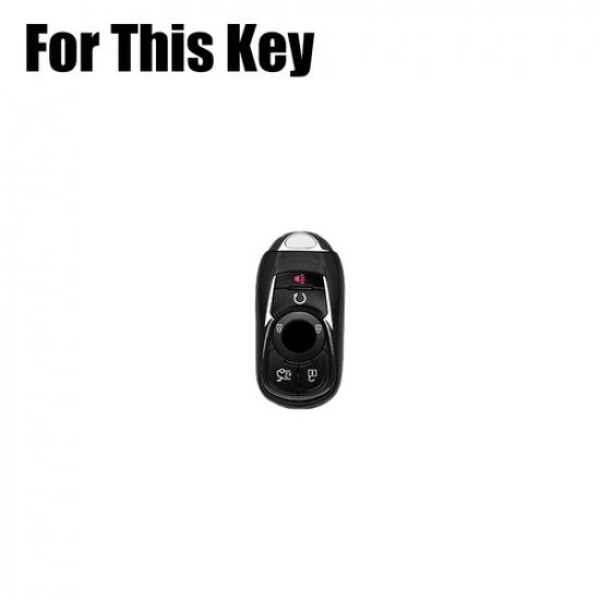 Zinc Alloy Leather Car Key Case Cover For Buick Enclave LaCrosse Encore Regal