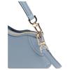 MICHAEL KORS Jet Set zipper closure cow split leather shoulder bag medium women's light blue