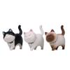9pcs/set Mini Cute Cat Ornaments Kawaii Kitten Figurines For Birthday Gifts Home Decoration Desktop Model Garden Decor Accessories
