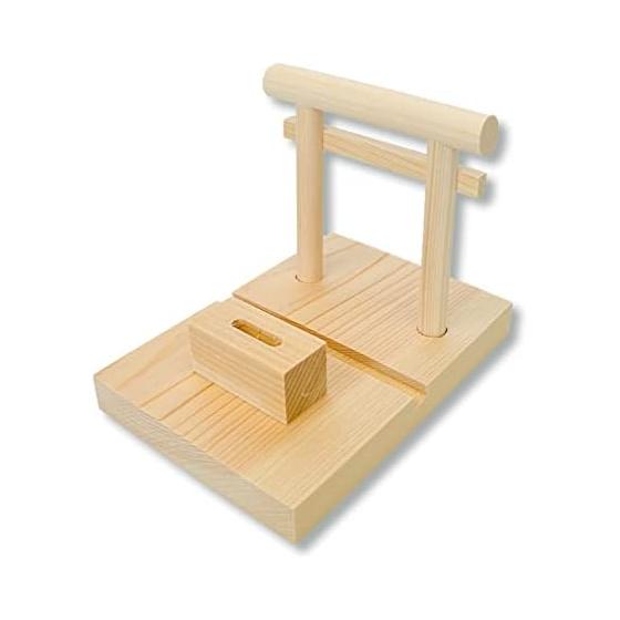 Sakai Sangyo Hinoki Bill Holder, Simple Shinto Altar, Hinoki Bill Holder, Made in Japan, Hinoki, Good Luck, Wood, Mini, Standing Bill, Simple,