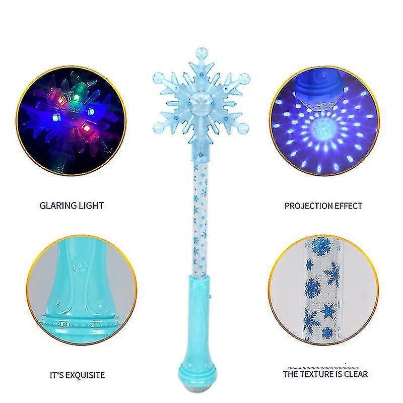 Light Up Magic Wand For Kids,princess Wand With Led Handle
