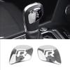 Car Gearbox Control Gear Lever Stickers Shift Stick Handle Accessories For VW GTI Polo Golf Passat Tiguan Arteon Taigo Hub Cap