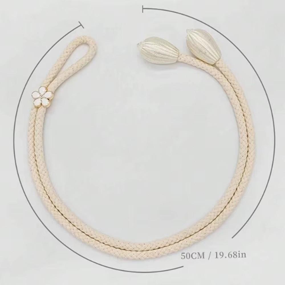 Adjustable Flower Curtain Tiebacks Minimalist Curtain Tie Rope Modern Curtain Binding  Living Room