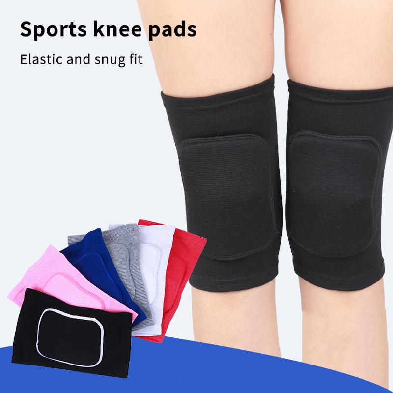 Thickened Sponge Knee Brace Support Sports Compression Knee Pads Elastic Knee Protector For Dancing Workout Training Yoga