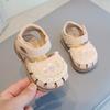 New Style Baby Walking Shoes - Sandals with Soft Soles and Rounded Toe Caps - Suitable for Girls and Infants.
