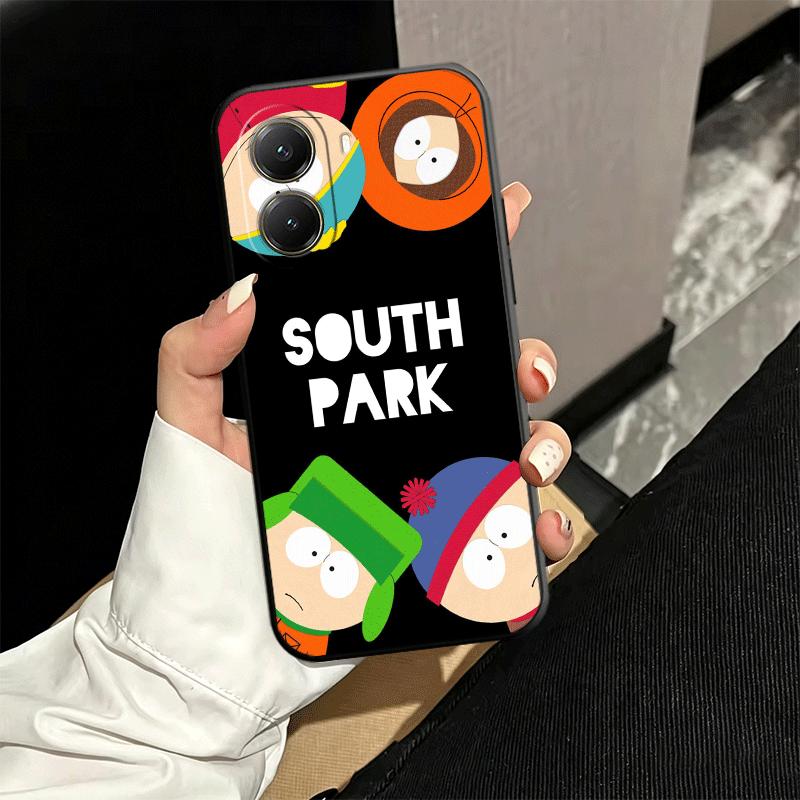 Cartoon S-South P-Parkes Soft Phone Case for Xiaomi Poco X5 X6 X7 X8 Pro Max X3 F7 F8 Ultra M8 M7 M6 M5 Redmi 15 15C 14C 13C 12C