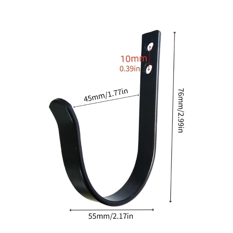 12Pcs Coat Hook Wall Mounted Towel Hanger Screw In Metal Hanger Simple Wall Hook Coat Hanger Hardware Enduring