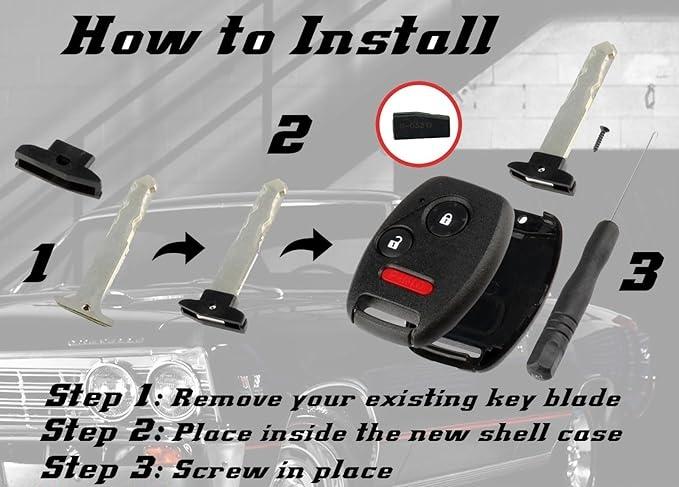 Hot Car Remote Key Hight Quality Car Key Blade Kit Blank Car Keys for Vehicle Unlocking