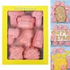 8 Pack PP Material Biscuit Cutters Push-type Household Cookie Cutters for Child