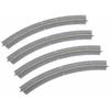 TOMYTEC TOMIX N Gauge Wide PC Curved Rail C391-45-WP F Set of 4 1774 Railway Model Supplies