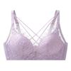 Sexy Versatile Lace Sexy Cross Breast Strap Smithy Back No Steel Rim Gathering Show Large Bra