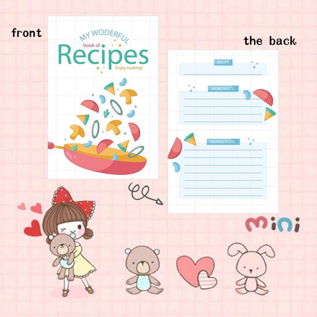 Kitchen Cooking Recipe Card The Perfect Assistant For Ingredient Tracking And Culinary Inspiration