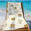 Cartoon Cute R-Rilakkuma-S Cute Towel Sports Quick Dry Travel Camping Gear Sandproof Soft Light Large Beach Towel