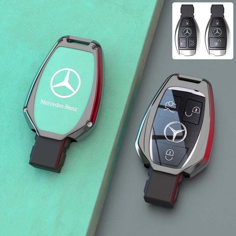 Car Key Case Full Key Case Cover Holder For Mercedes Benz A B C E Class GLS GLA GLK GLC CLS CLA AMG W204 W205 W212 W463 W176 GHIJK1