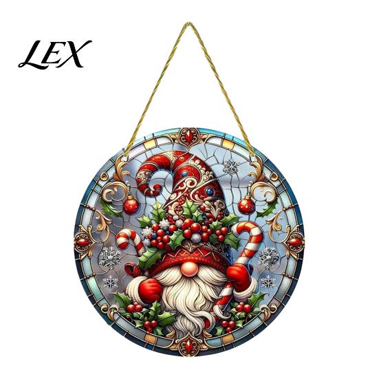 Acrylic Hanging Decorations Christmas Tree Ornaments, Festive Pendants with Lanyard for Holiday Ornaments Party Home Decoration, Indoor Scene