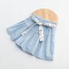 Girls' Denim Shorts Summer Outfit New Mid Size Girls' Skirt Pants Versatile A-line Half Body Short Skirt Hot Pants Shorts