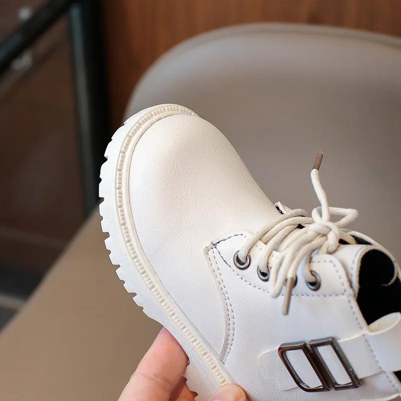 2024 Children Short Boots for Girls Autumn Winter New Fashion Korean Style Soft Bottom Casual Anti-slippery Trendy Zipper Shoes