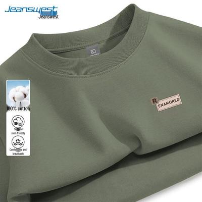 Jeanswest Men's 2026 Summer Loose Fit Pure Cotton T-Shirt