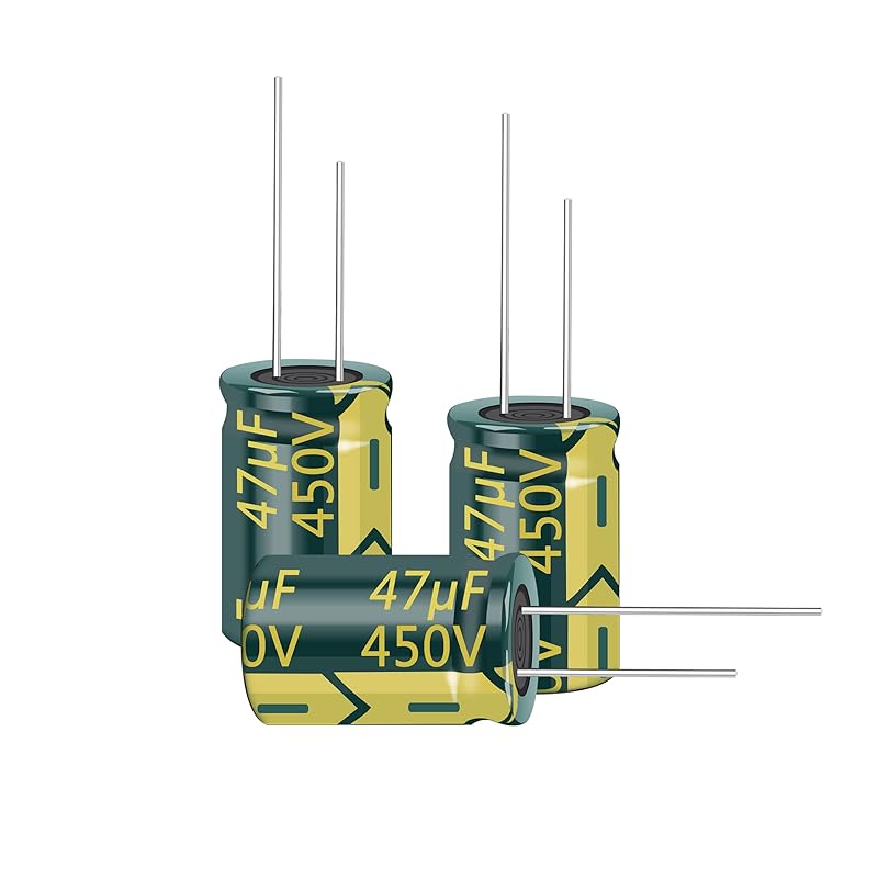10pcs 450V 10UF Capacitor 10X17MM(0.39x0.67in) High Frequency Aluminum Electrolytic Capacitors for TV, LCD Monitor, Game