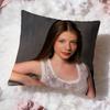 M-Michelle T-Trachtenberg Cushion Cover Premium Comfort Reversible Pillow Cove -Two In One Design for Any Room & Car Interior