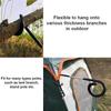 Stainless Steel Lamp Hanger Heavy Duty Multifunctional Lantern Hooks Hanger for Camping Hiking Outdoor Hanging Equipment