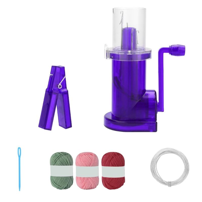 Hand Knitting Machine Tool Set Weave Knitting Tool Household Weavers Easy Weave Knitter for DIY Craft Project
