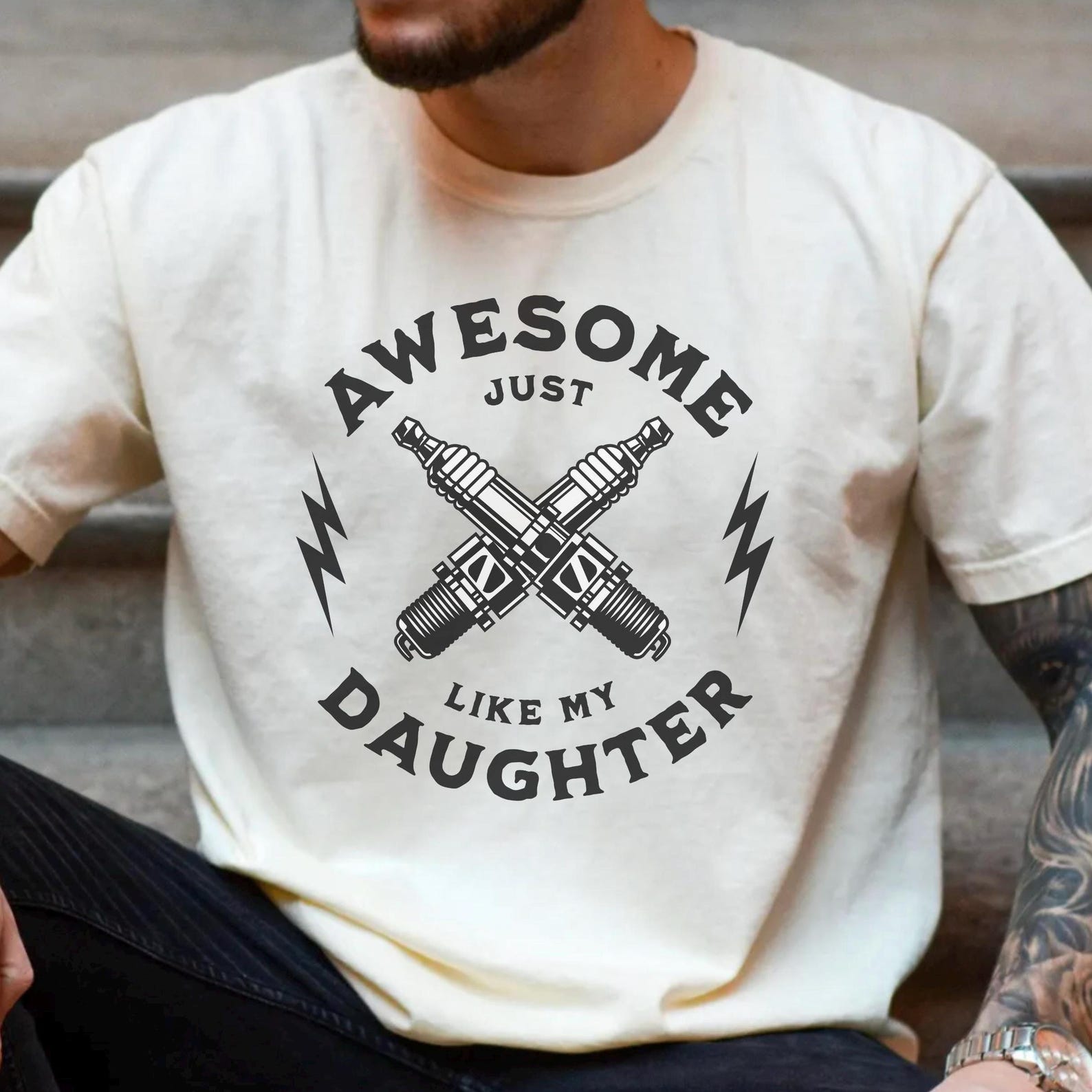 Dad Shirt, Father s Day Gift from Daughter, Awesome Like My Daughter Shirt, Funny Shirt for Dad, Husband Shirt, Gift for Dad, Daddy s Girl 2XL
