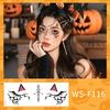 Waterproof Halloween Face Tattoo Disposable Bat Face Stickers Cheek Temporary Stickers  Women