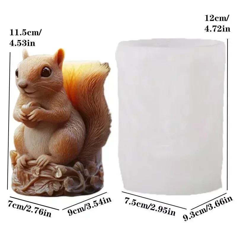 Lumânare Aromaterapie Vulpe Corbul Sfânt Matriță Silicon DIY Pasăre Norocoasă Vulpe Lumânare Rășină Gips Argilă Vulpe și Corbul Relief Matrițe Beton