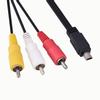 Video Audio AV Cable Mini USB To 3 RCA for Canon Camera IXUS 990 IS 980 IS 970 IS 870 IS 200