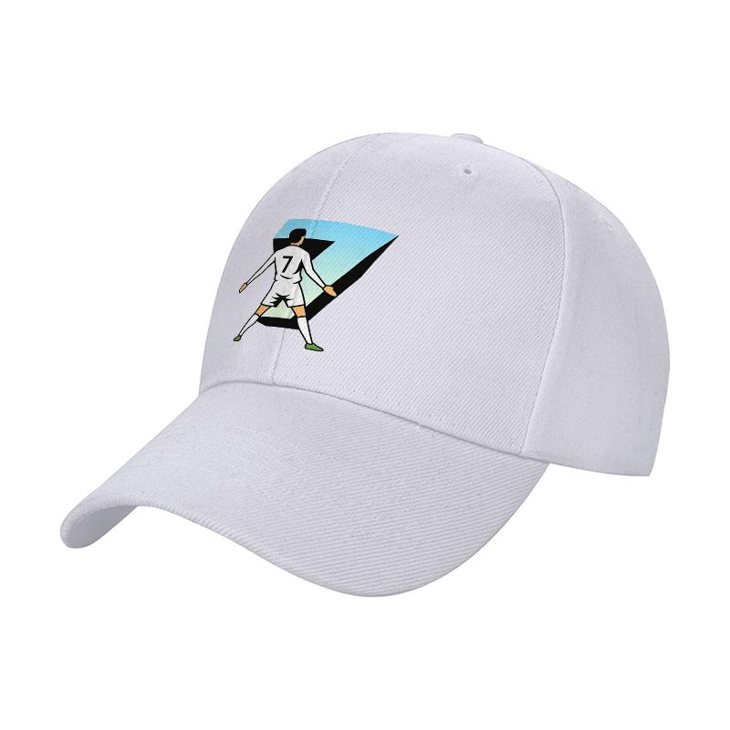 Z Number Seven Football Player Design Black Baseball Cap with Dynamic Sport Graphic and Bold Style for Fans and Casual Wear