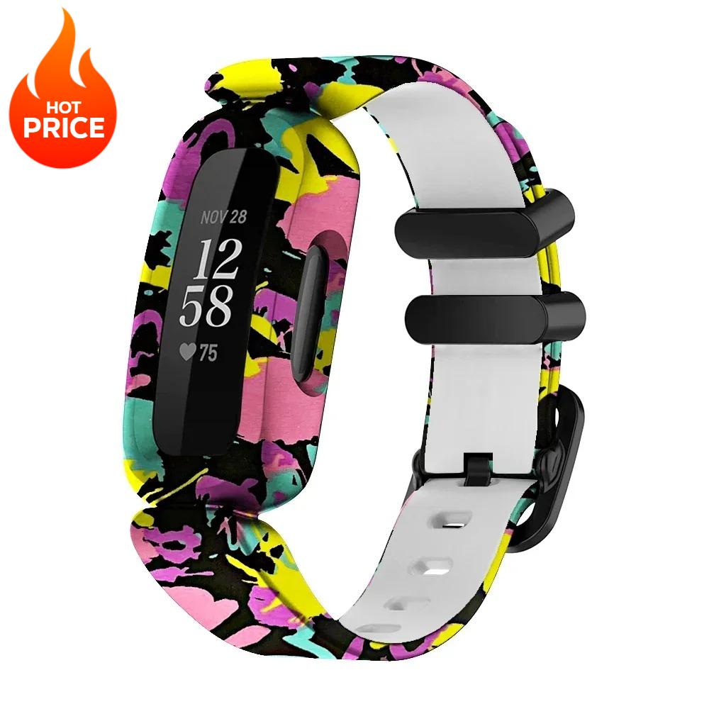 New Strap For Fitbit Ace 3 Kids Watch Band Bracelet Soft Silicone Replacement Wristband For Fitbit Inspire 2 Ace3 Classic Correa