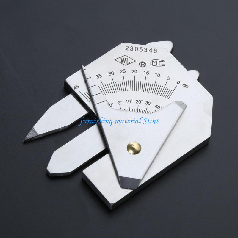 Y5GD 0-75mm Weld Guage Weld Seam Gauge Weld Measurement Caliper Welding- Inspect- Ruler Metric Inspection Ruler High Accuracy