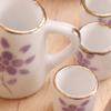 Miniature Food Play Ceramic Tea Set Teacup Pot Set Miniature Model Play Home Diy