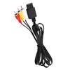 AV Composite Cable  Video  Cord for  N64 with  Thick Flexible Jacket Color Coded Connectors 1.8m Length