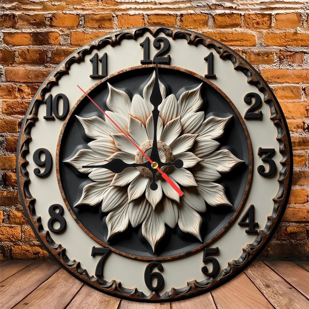 25x25cm Wood Wall Clock That Represents the Thought and Care Behind a Gift
