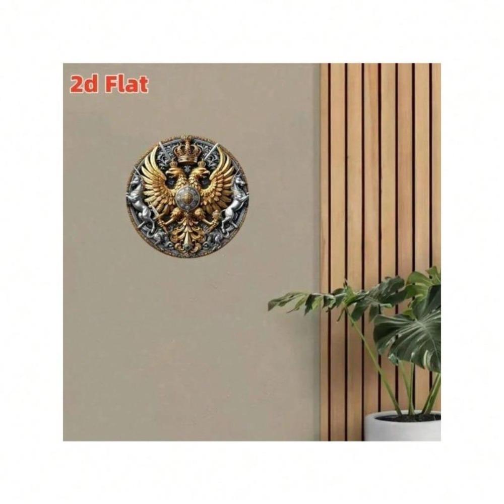 Tin Painting Wall Art Eternal Power Protection Symbol Home Study Cafe Decor