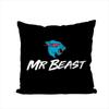 Mr BBeast Pillow Case For Car Sofa Decorative Home Doublesided Print Plush Square Throw Pillow Cushion Cover