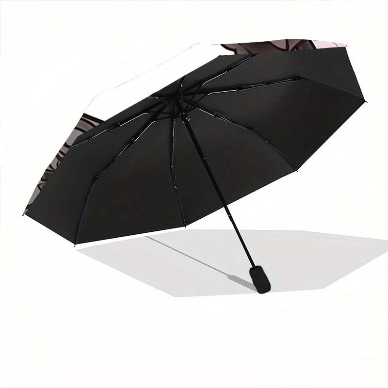 1pc Colorful Coulomb Sanrio Automatic Opening and Closing Umbrella - Small Umbrella Suitable for Various Occasions, Portable 3-Fold Small Umbrella for