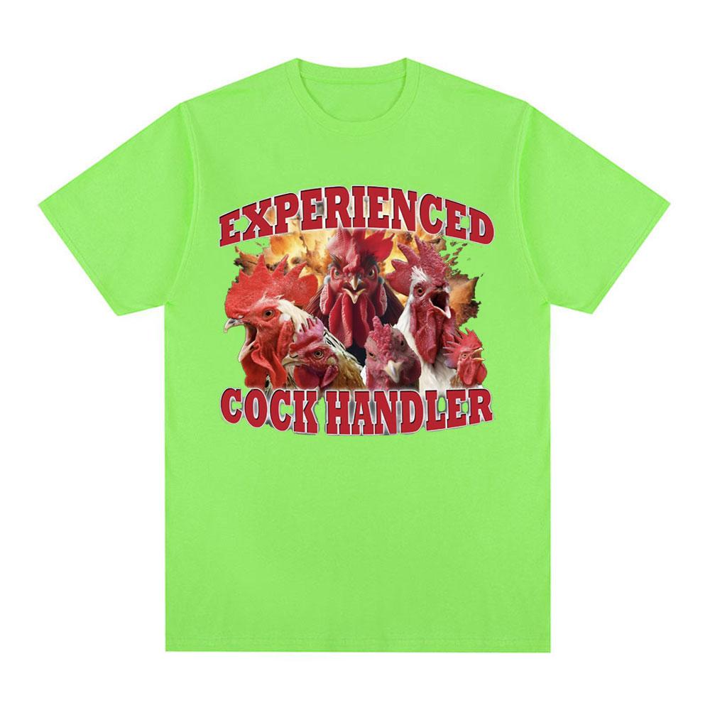 

Опытный Петуховод Футболка Смешная Футболка с Графикой Мема для Любителей Куриц Мужская Женская Хлопковая с Коротким Рукавом Оверсайз Футболки Топы 4XL