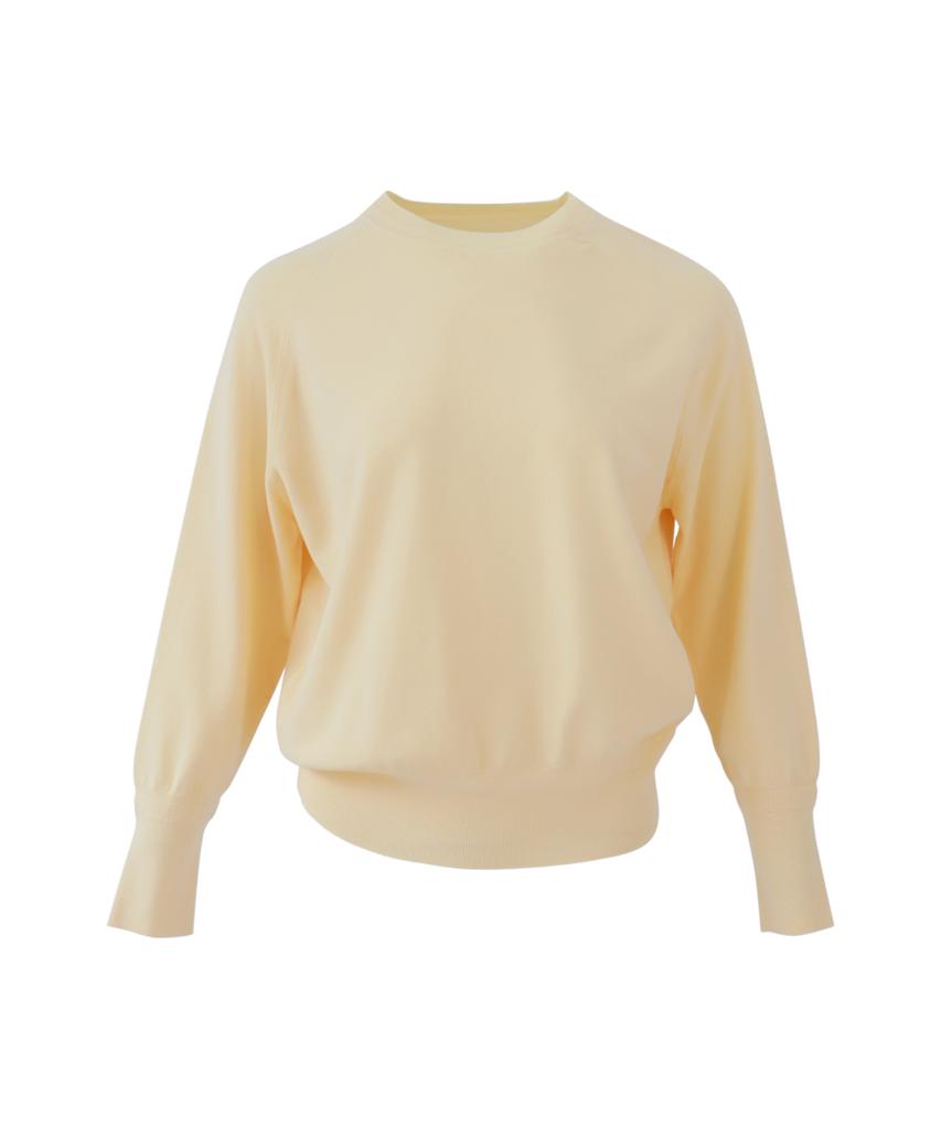 Baseukala Chic Raglan Round Neck Long Sleeve Knitwear (5Colors)