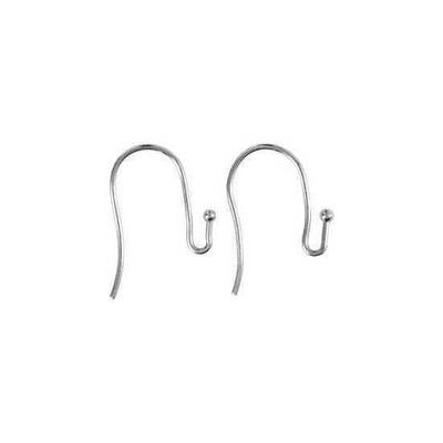 Earring Base - Nordic Simplicity - 21 Mm - Silver - 6 Pieces - Metal