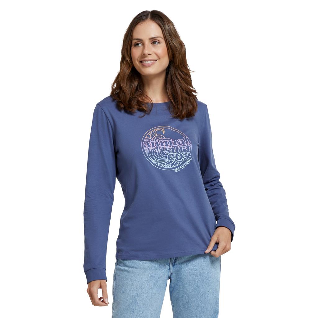 Animal Damen/Damen Adriana Mystic Bio Langarm-Oberteil