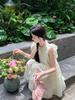 Pink small fly-sleeved dress for women's summer new milk wear with sweet first love small doll skirt