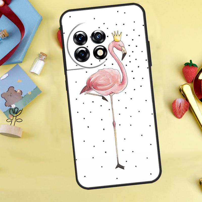Rosa Rotes Flamingo-Case Für OnePlus Nord 5 CE 2 3 4 Lite N20 N30 OnePlus 15 12R 13R 13 12 11 10 10T 13T Hülle