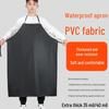 Extra Long Waterproof Bib-Style Apron for Men & Women - Oil, Acid & Alkali Resistant.