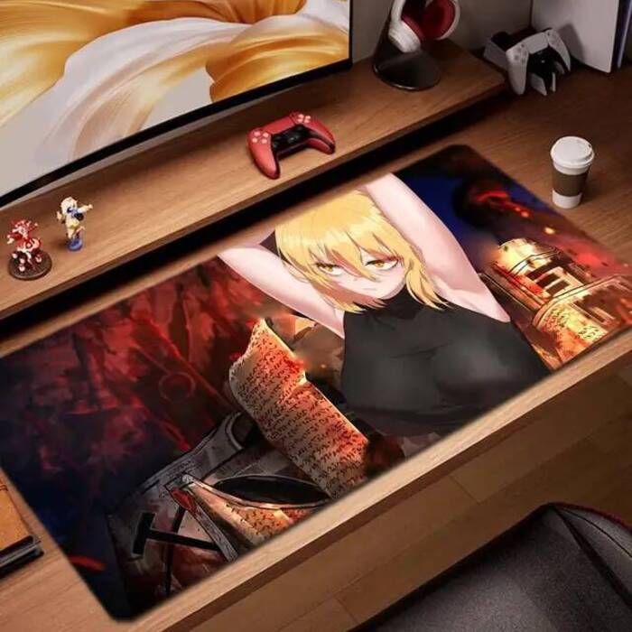 limbus company Mouse Pad Game Accessories keyboard pad XXL large locking edge 900X400 mm table mat Gaming mousepad