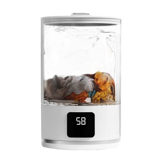 Underwear Washer Portable Rechargeable Cordless Mini Washing Machine Large Capacity Digital Display